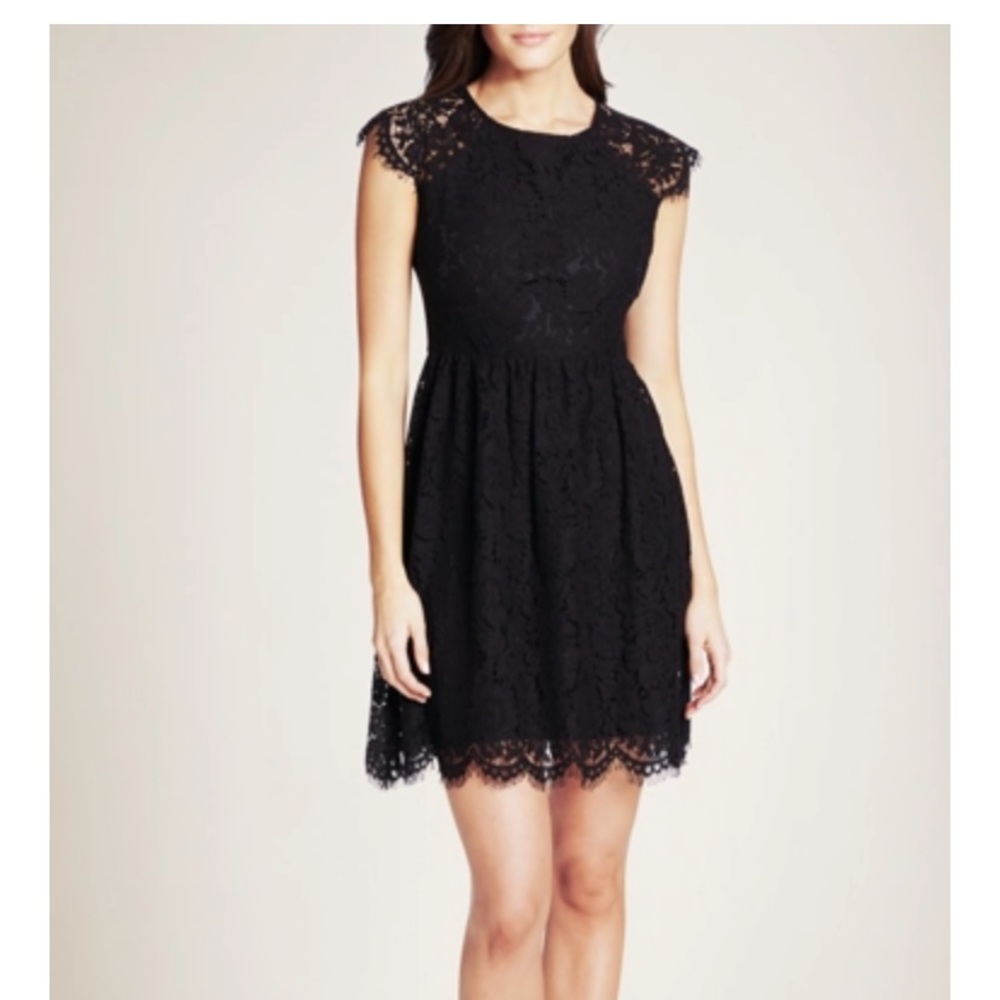 Kensie Little Black Lace Dress